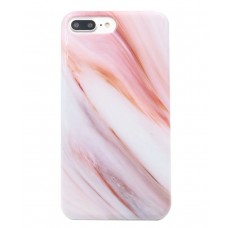 iPhone 7 Plus - TPU IMD Soft Full Case Printing Protective Cover Case - Marble Pattern